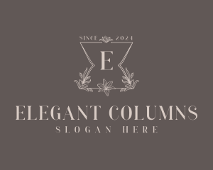 Elegant Floral Salon logo design