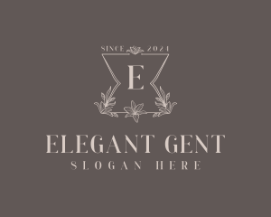 Elegant Floral Salon logo design