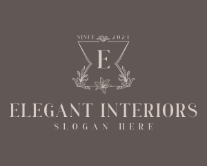 Elegant Floral Salon logo design