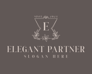 Elegant Floral Salon logo design