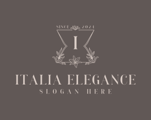 Elegant Floral Salon logo design