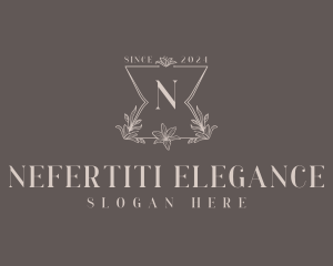 Elegant Floral Salon logo design