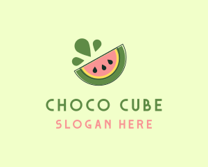 Sweet - Juicy Fruit Watermelon logo design