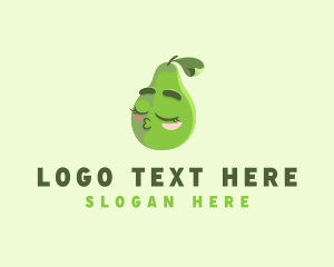 Plantation - Avocado Farm Fruit Vegetarian logo design