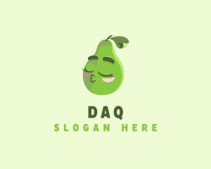 Avocado Farm Fruit Vegetarian Logo