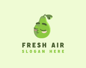 Avocado Farm Fruit Vegetarian logo design