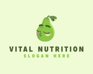 Avocado Farm Fruit Vegetarian logo design