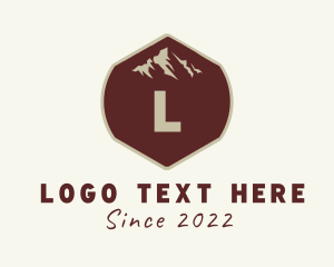 Mountain - Travel Mountaineering Adventure logo design