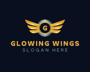 Aviation Wings Automotive logo design