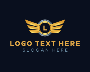Luxury - Aviation Wings Automotive logo design