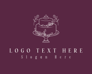 Cake - Princess Floral Cake logo design