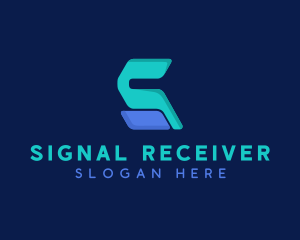 Digital Cyber Tech Letter S  logo design