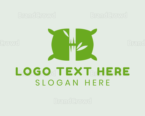 Green Bamboo Pillow Logo