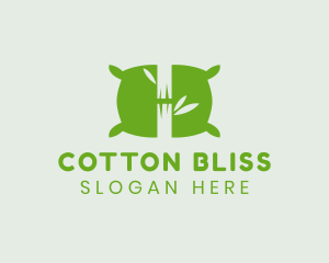 Green Bamboo Pillow logo design