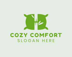 Green Bamboo Pillow logo design