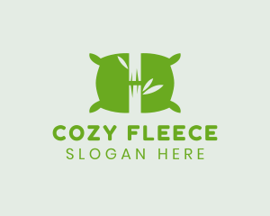 Green Bamboo Pillow logo design