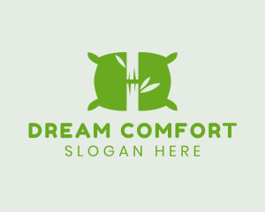 Pillow - Green Bamboo Pillow logo design