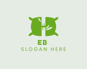 Herbal - Green Bamboo Pillow logo design