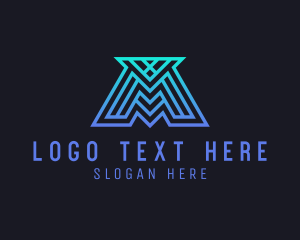 Tech Company Letter M Logo