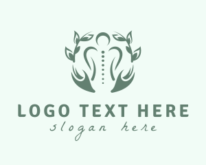 Therapy - Nature Hands Massage logo design