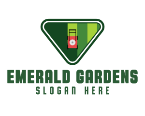 Garden Field Mowing logo design