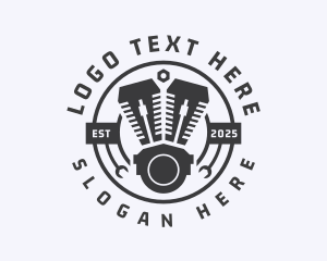 Engine - Mechanic Engine Repair logo design