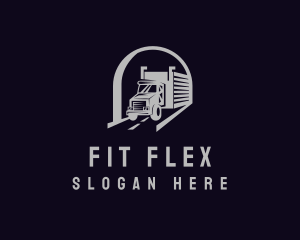 Freight - Delivery Truck Logistics logo design