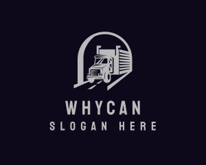 Truck - Delivery Truck Logistics logo design