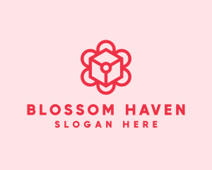 Flower - Tech Flower Enterprise logo design