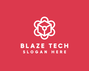 Tech Flower Enterprise logo design