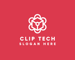 Tech Flower Enterprise logo design