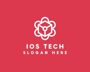 Tech Flower Enterprise logo design