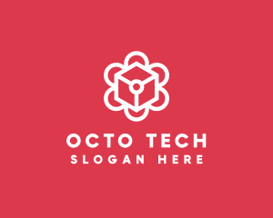 Tech Flower Enterprise logo design