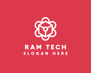 Tech Flower Enterprise logo design