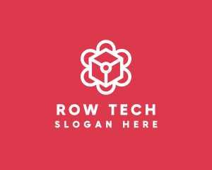 Tech Flower Enterprise logo design