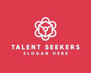 Recruitment - Tech Flower Enterprise logo design