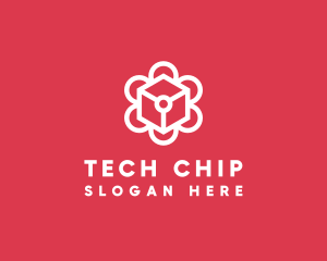 Tech Flower Enterprise logo design