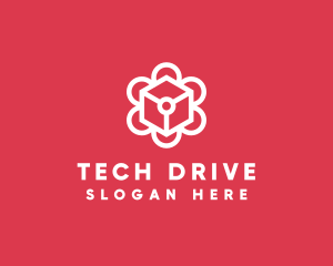 Tech Flower Enterprise logo design