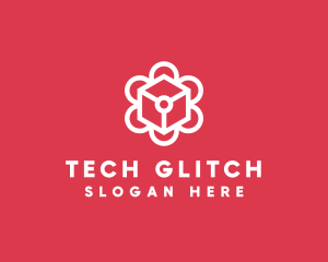 Tech Flower Enterprise logo design