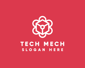 Tech Flower Enterprise logo design