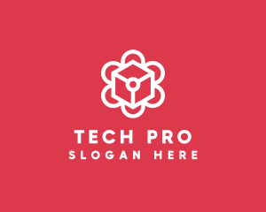 Tech - Tech Flower Enterprise logo design