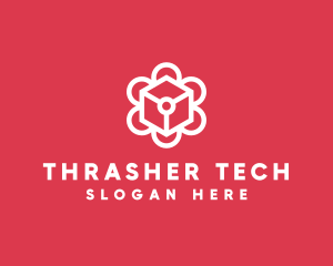 Tech Flower Enterprise logo design