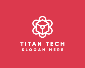 Tech Flower Enterprise logo design