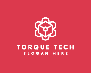 Tech Flower Enterprise logo design