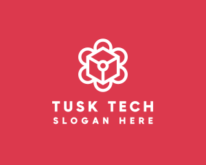 Tech Flower Enterprise logo design