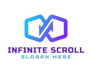 Gradient Infinite Software logo design