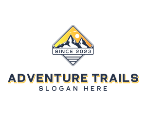Trekking - Trekking Travel Mountain logo design