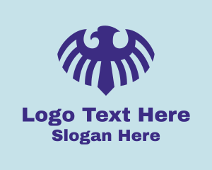 Eagle - Flying Eagle Silhouette logo design