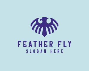 Flying Eagle Silhouette  logo design