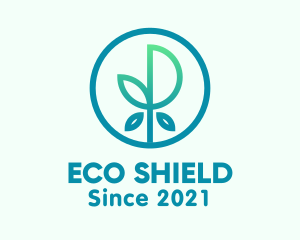 Eco Leaf Plant logo design